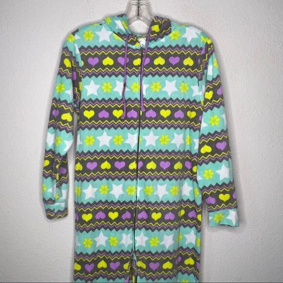 PJ Couture Footed Hoody Pajamas - Picture 2 of 7